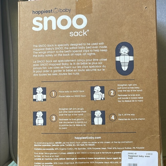 Happiest Baby Snoo Sleep Sack - Organic cotton - Picture 2 of 2